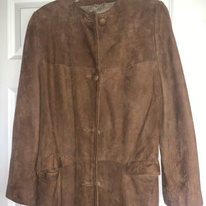 vintage Cresco country living suede-leather jacket